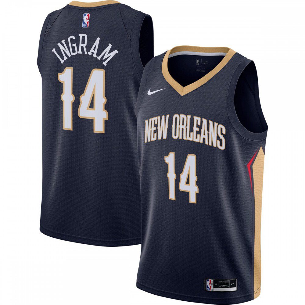 Brandon Ingram New Orleans Pelicans 2020/21 Swingman Jersey - Navy - Icon Edition-Pro Kit Vault | Brand New 26/27 Sports Jerseys